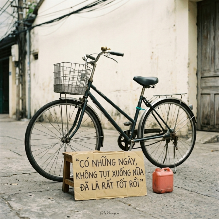 CÓ NHỮNG NGÀY KHÔNG TỤT XUỐNG NỮA LÀ RẤT TỐT RỒI