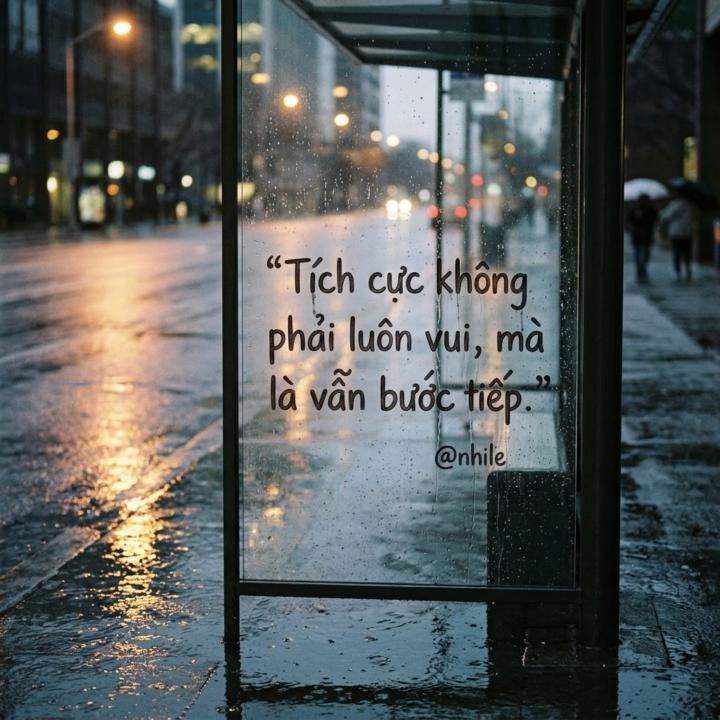 TƯ DUY TÍCH CỰC KHÔNG PHẢI LÚC NÀO CŨNG VUI – MÀ LÀ BIẾT CÁCH ĐI QUA