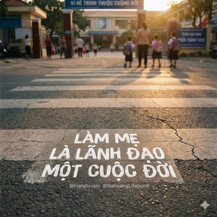 LÀM MẸ LÀ LÃNH ĐẠO MỘT CUỘC ĐỜI