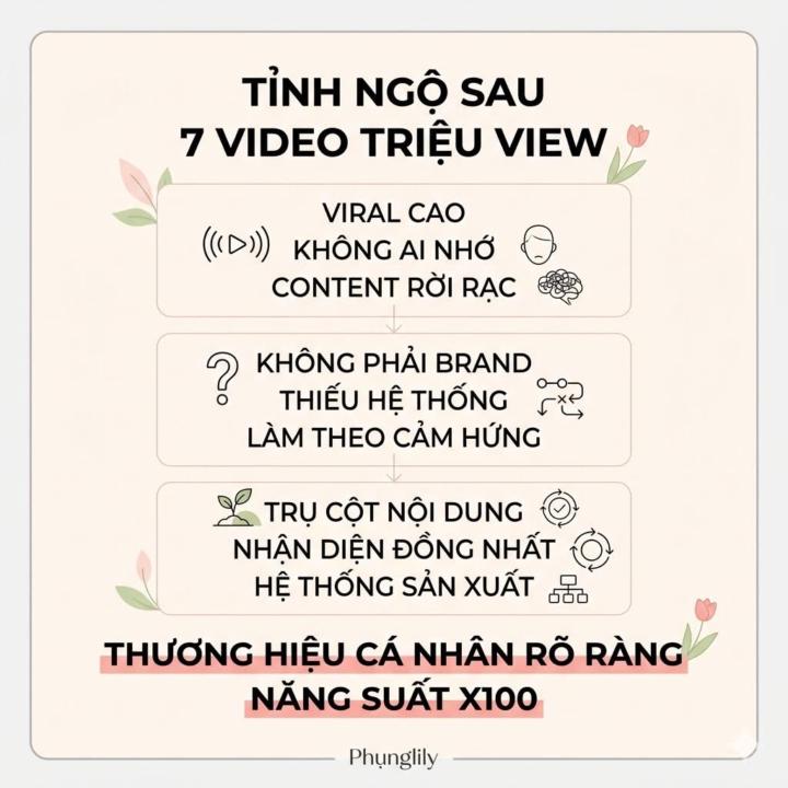 Đạt 7 video triệu view, tăng 18.000 follow trong 4 tháng nhưng mình thấy mình đang sai đường???