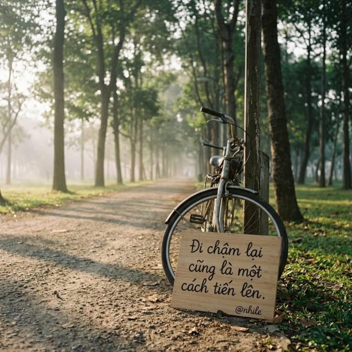 ĐÔI KHI ĐI CHẬM LẠI CŨNG LÀ MỘT CÁCH TIẾN LÊN