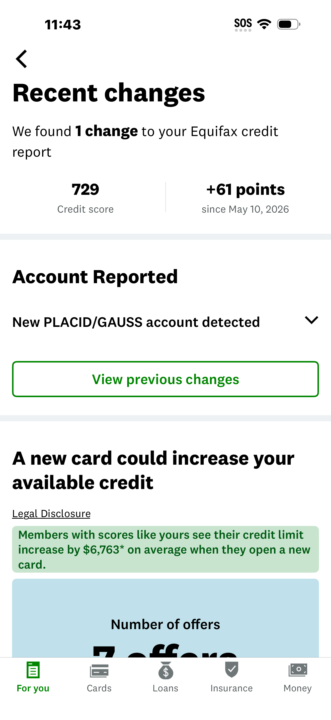 GAUSS tradeline added 🔥