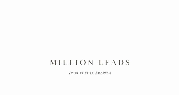 One Million Verified B2B Leads