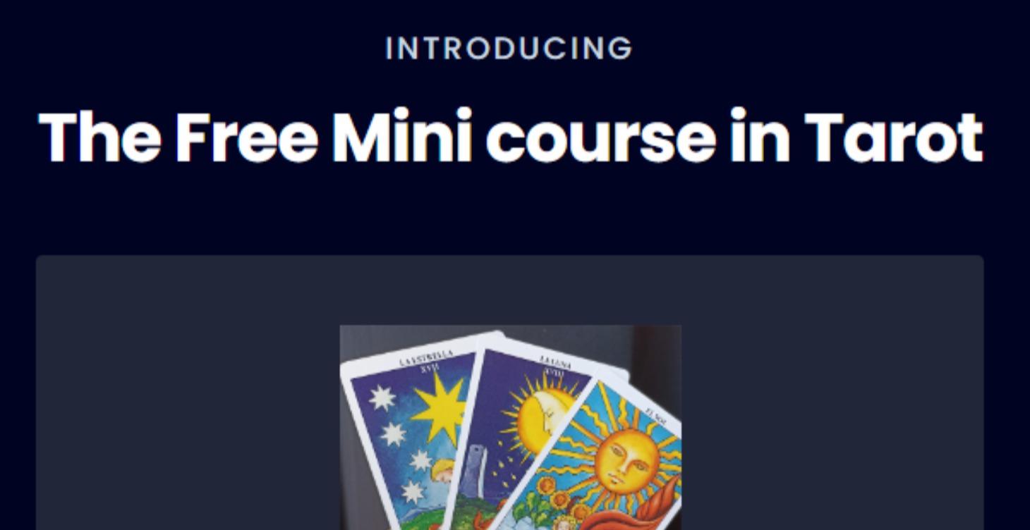 Free Tarot course