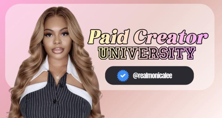 Paid Creator University 💰