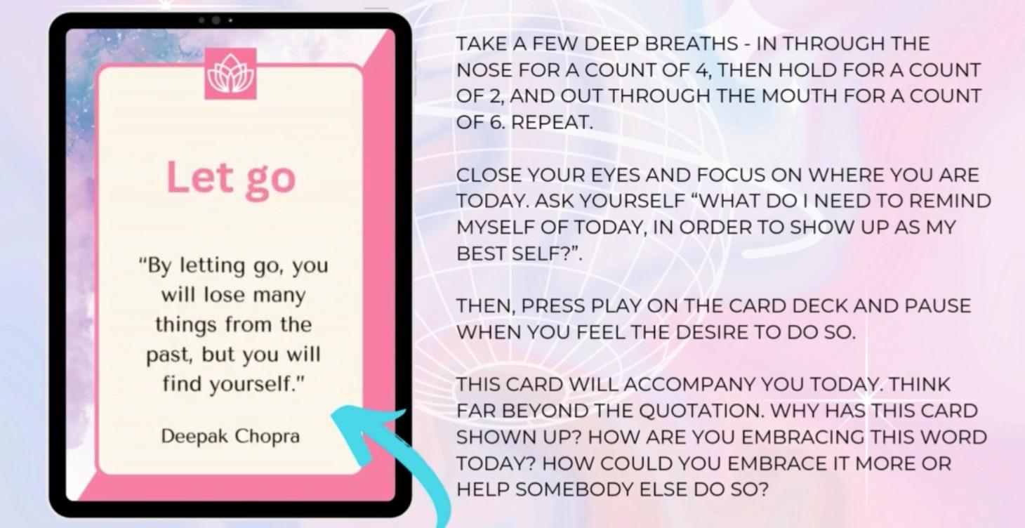 YOUR VERY OWN ORACLE SHUFFLE DECK