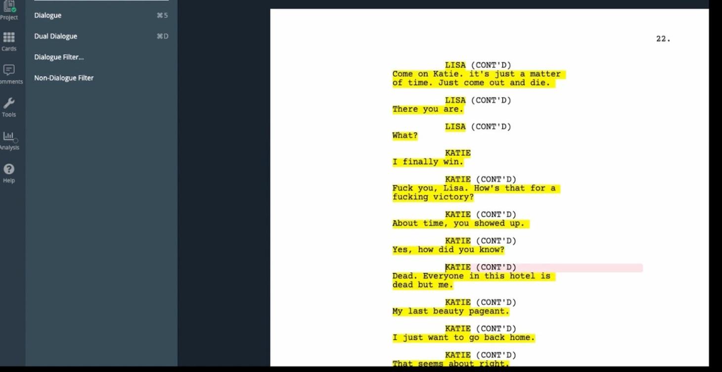How to Highlight Scripts for Actors