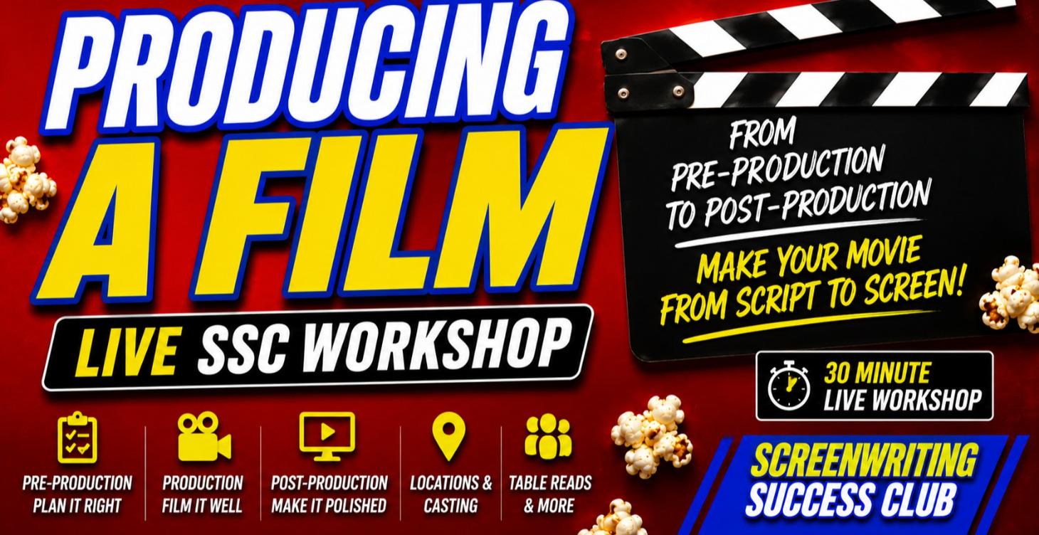 🎬 LIVE SSC Workshop: Producing a Film