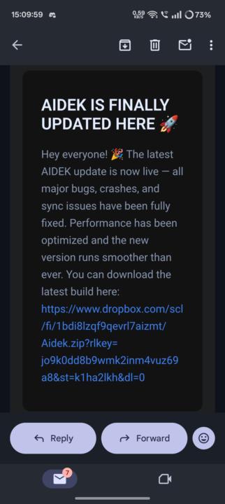 Got new update 