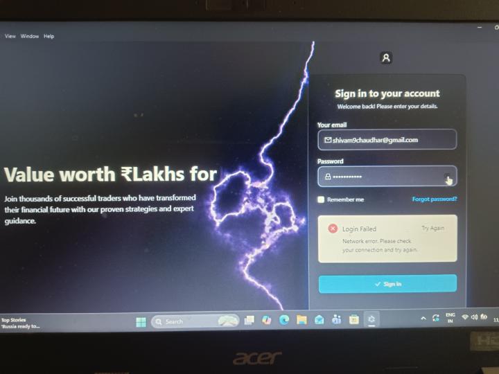 Aidek is not login