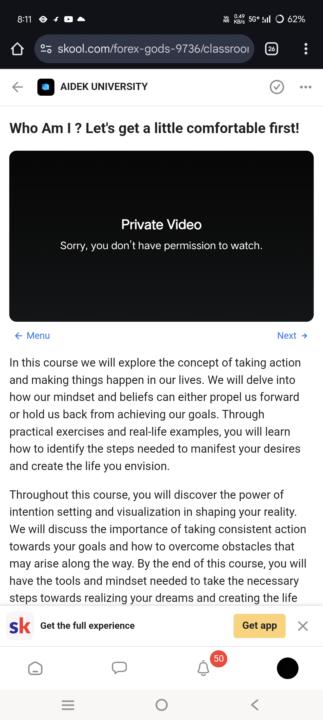 Lecture about