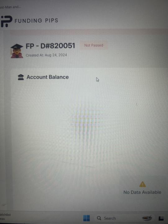 I failed 💔