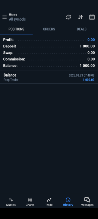 Funded Account 