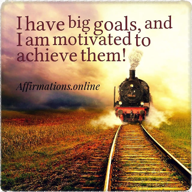 Focus on your goals .