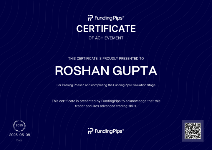 1st funded account, 1st phase clear . 