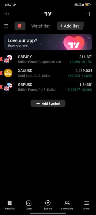 My watchlist 📈