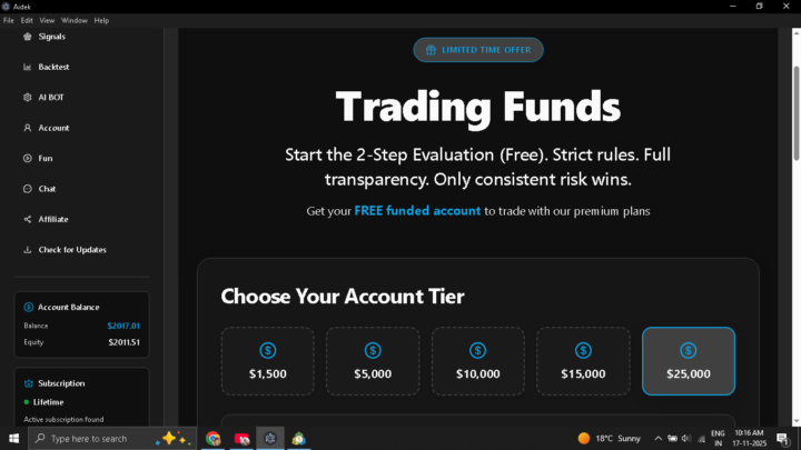 Aidek trading funds 🤑