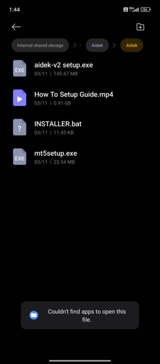 AIDEK IN MOBILE PROBLEM ‼️