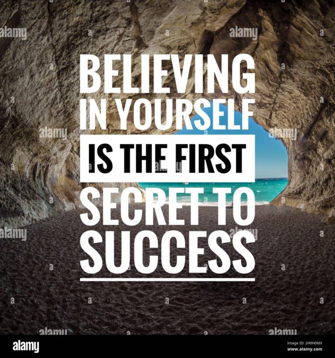 This is secret of success.