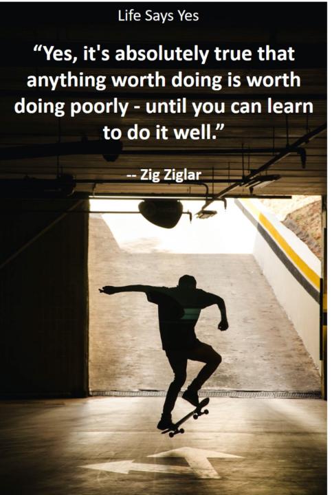 Do it badly...