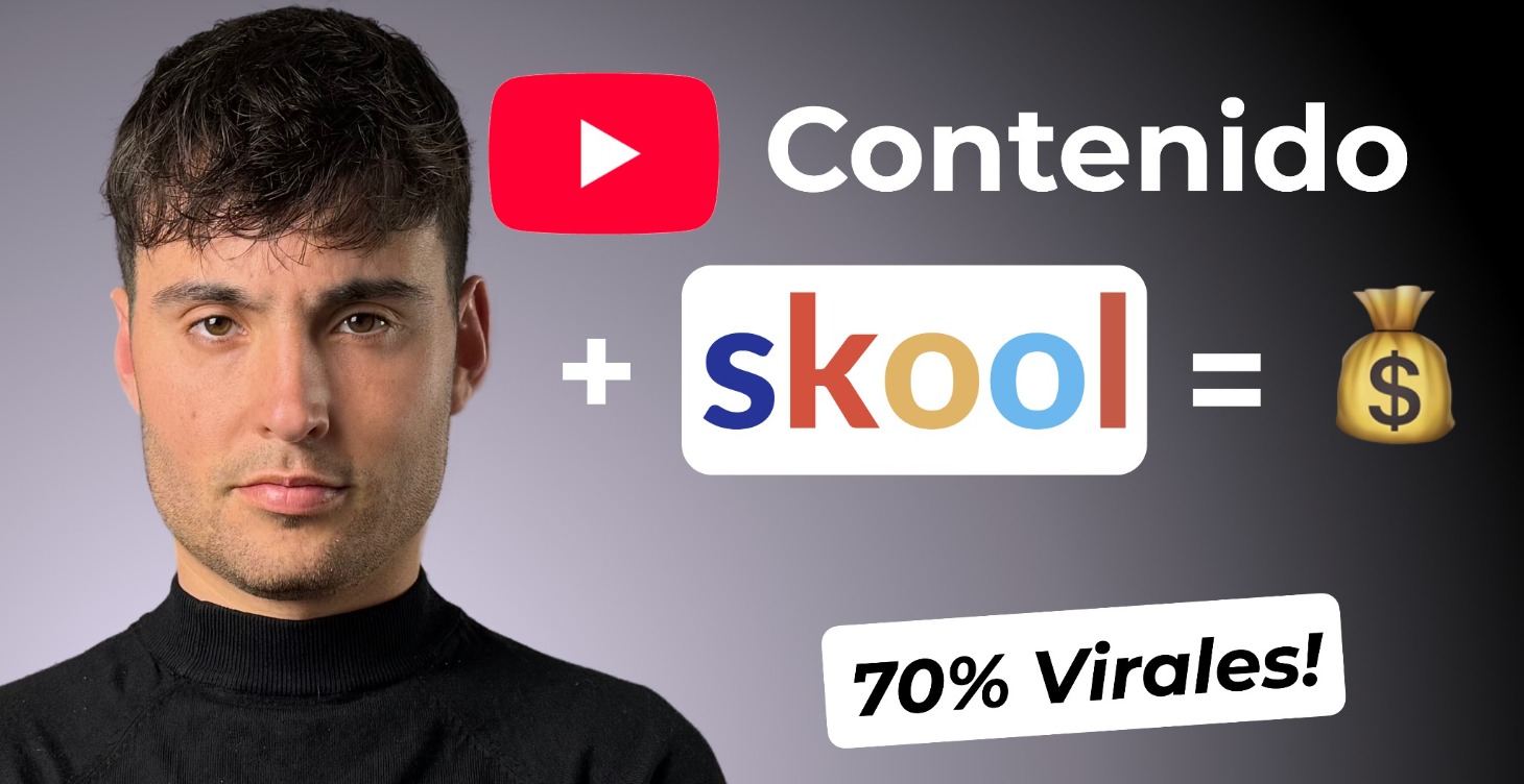 Contenido + Skool = 6.000€/mes