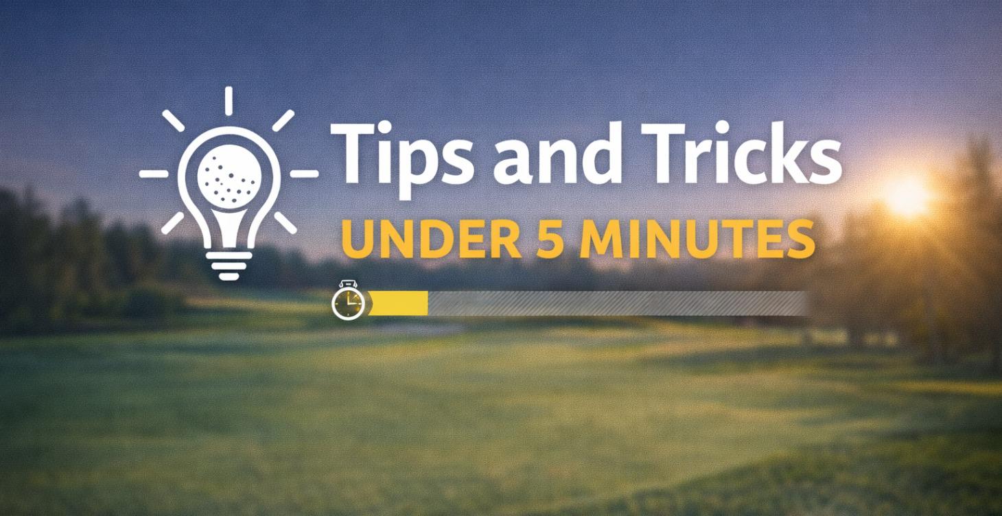 Tips and Tricks under 5 minutes