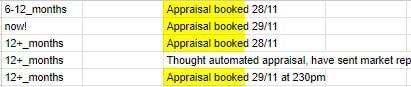 4 appraisals in 3 days