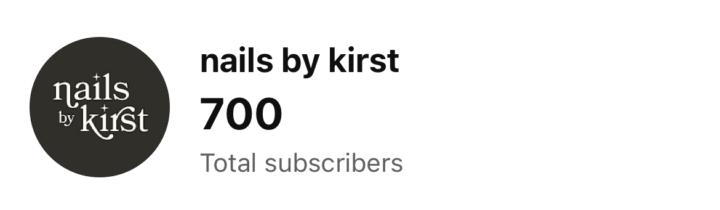700 Subscribers!