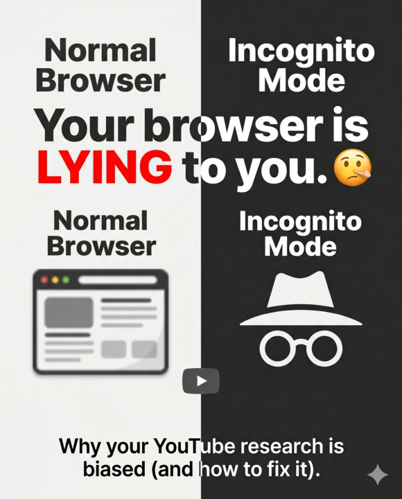 Why doing your YouTube research in your normal browser is quietly killing your topic ideas