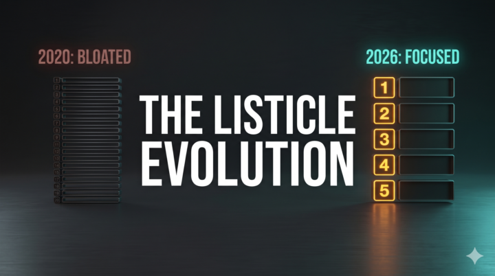 Listicle videos - still worth it or past their best?