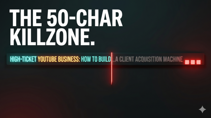 Most people lose the click before the viewer even reads the title