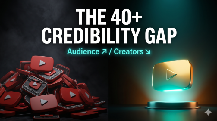 If you're over 40 with real expertise, you're not late to YouTube