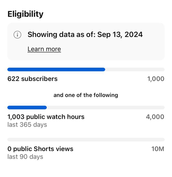 Crossed My First 1000 Watch Hours!!! 🙌🏻