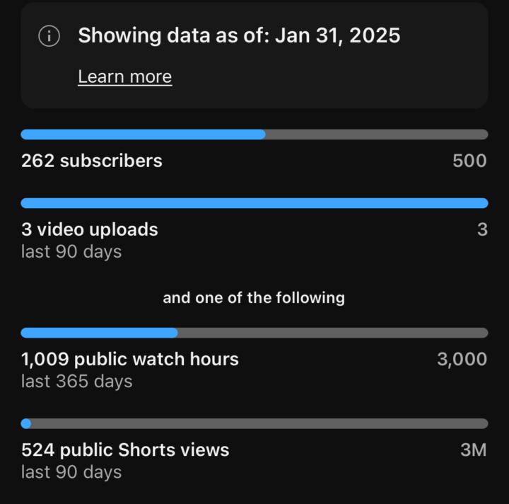 Celebrating 1000 watch hour🎈🎈🎈