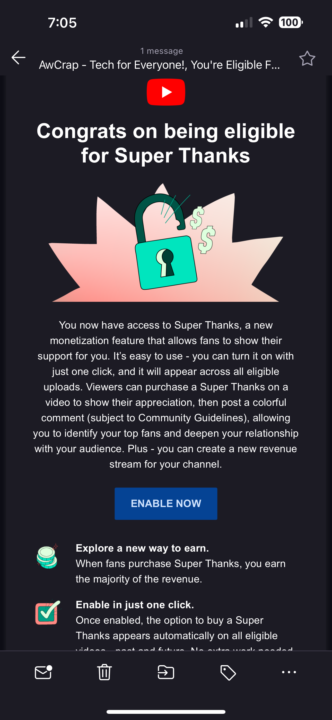 Super Thanks?