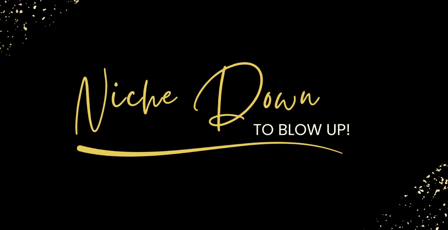 Niche Down To Blow Up (COURSE)