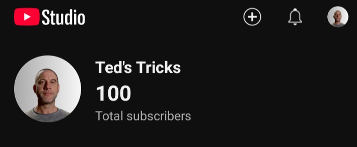 Goal#1 Reached: 100 subscribers