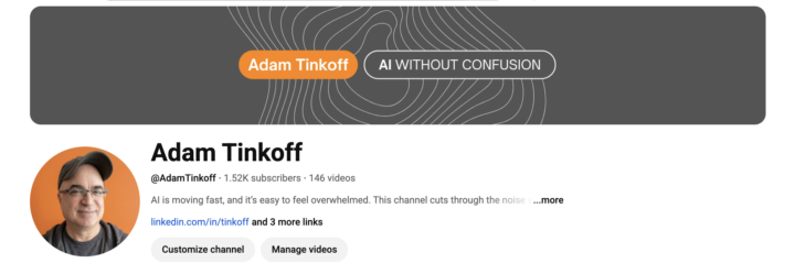 Day 4 - My New Banner & Headshot.