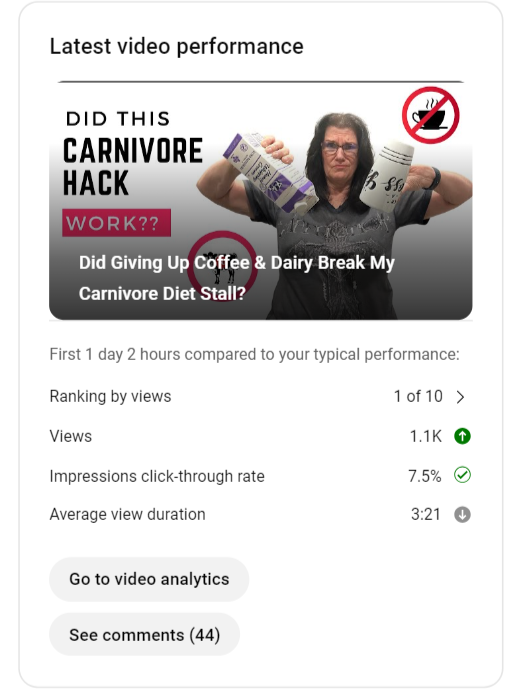 Video Update!