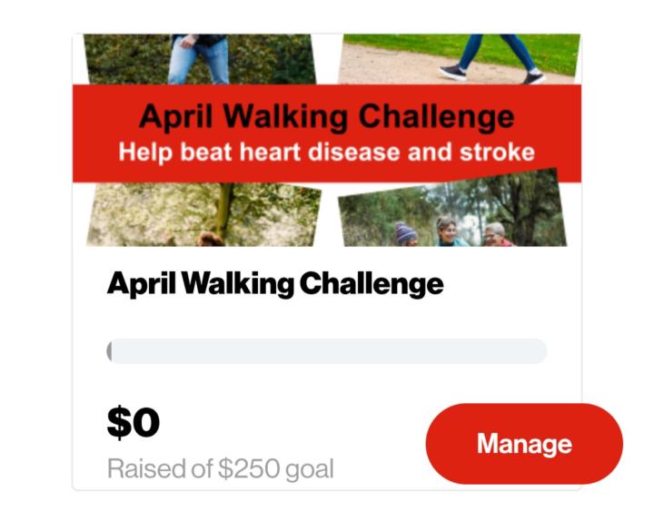 I am almost done my 120 km walking challenge 