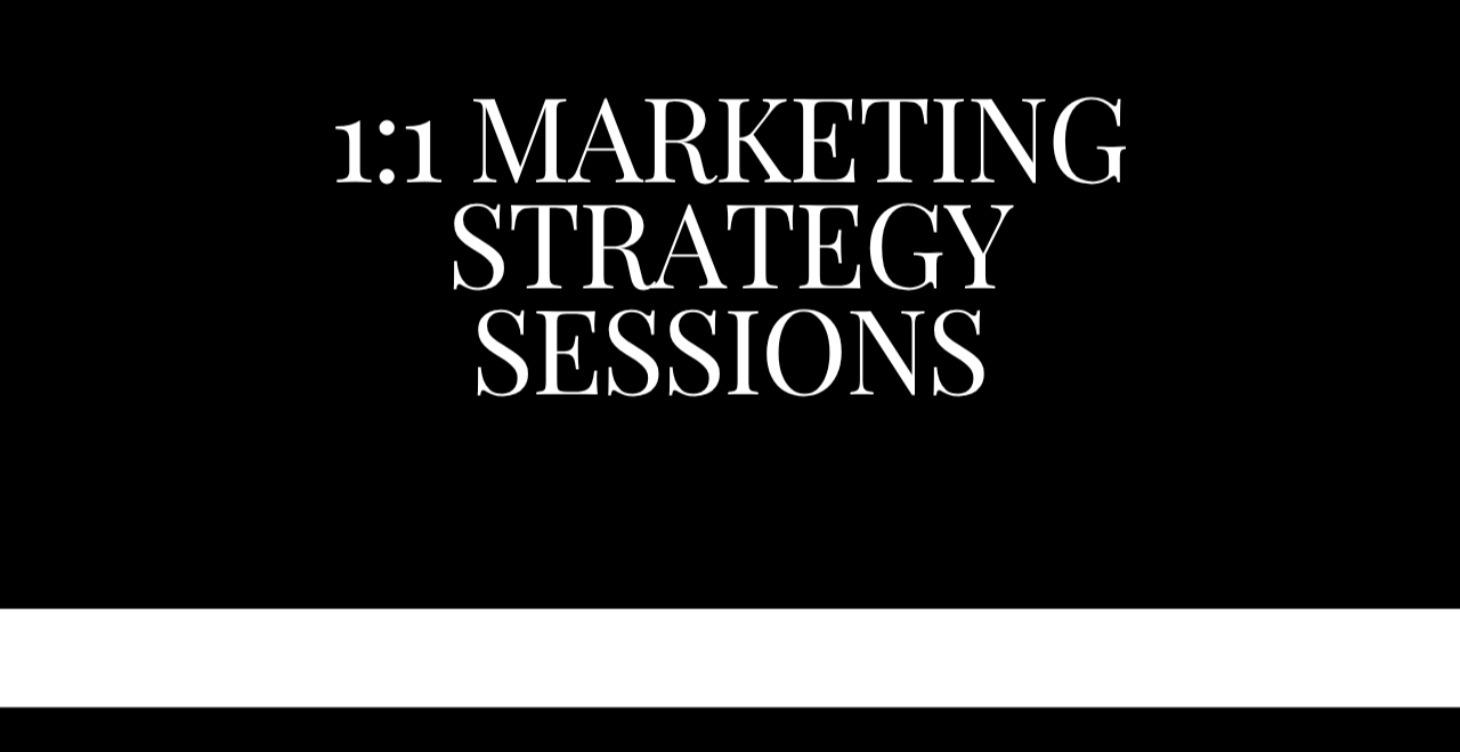 Private Marketing Strategy Sessions