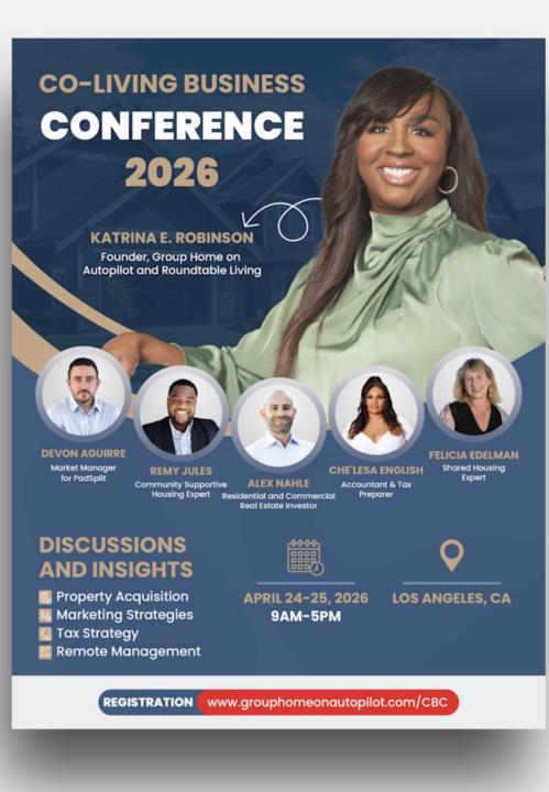 Register for the conference next month 