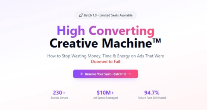 High Converting Creatives