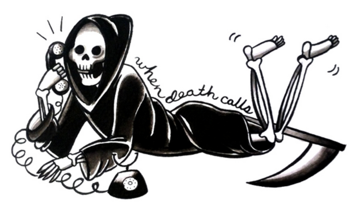 It's okay to laugh at death