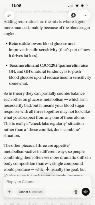 Stacking retatrutide, cjc 1295-ipamorelin and tesamorelin together