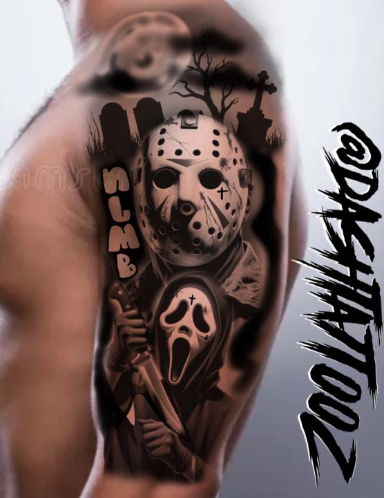 Horror stencil design