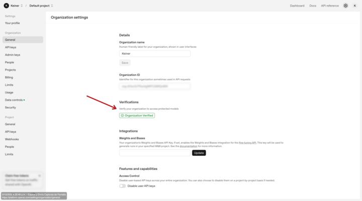 Para Lucid Sales (V3 PRO) deben Verificar OpenAI