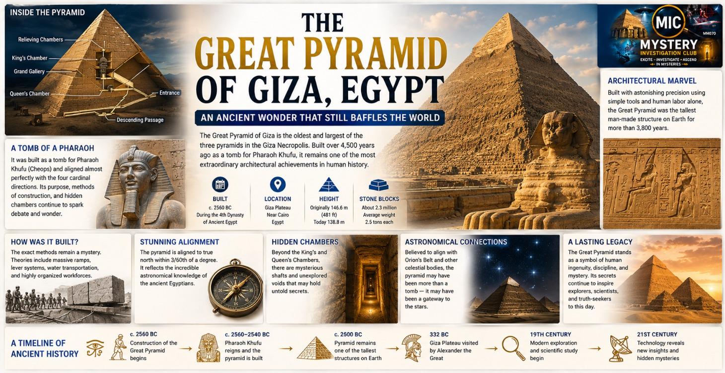 The Great Pyramid, Giza, Egypt