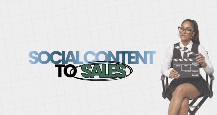 Social Content To Sales