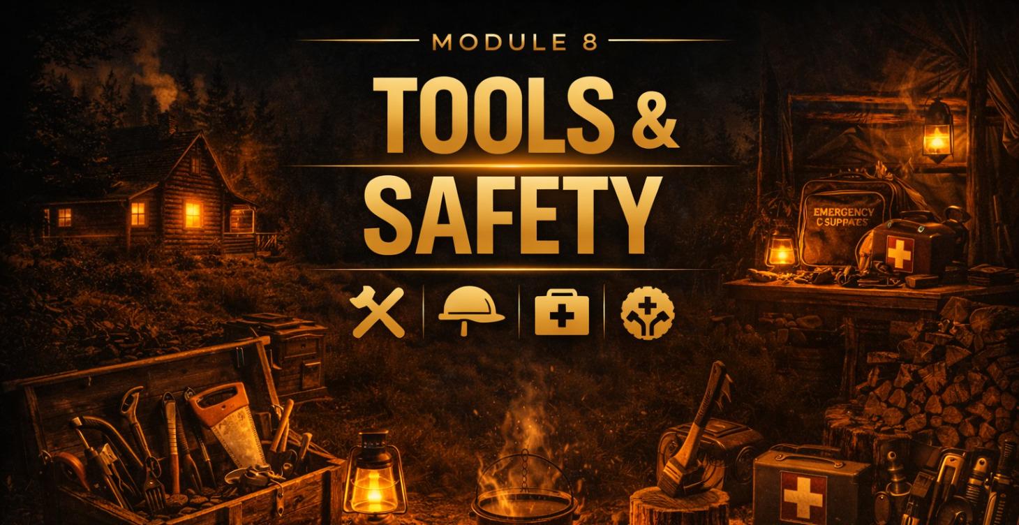 🛠️ MODULE 8 – TOOLS & SAFETY